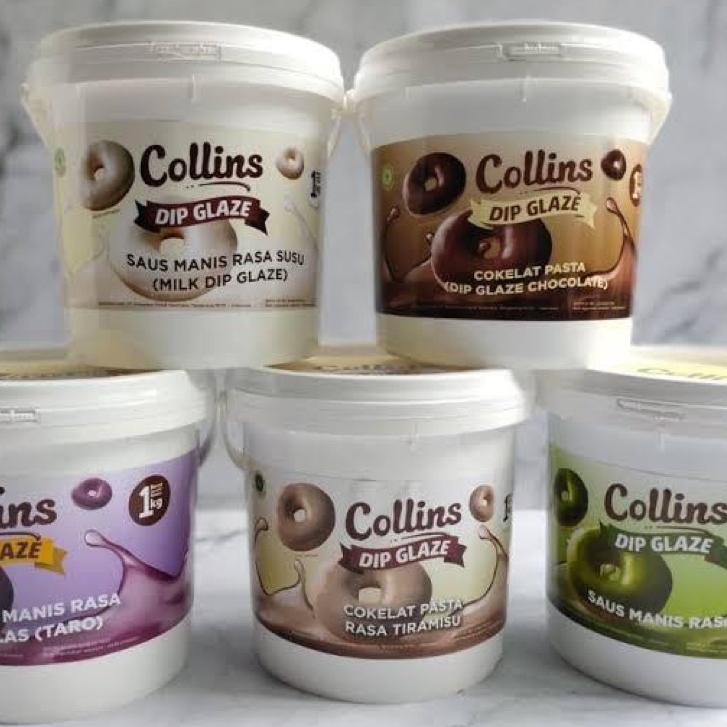 

[PRODUK QWR] HARGA PROMO!! Collins Dip Glaze 1 KG ALL VARIAN 0JG