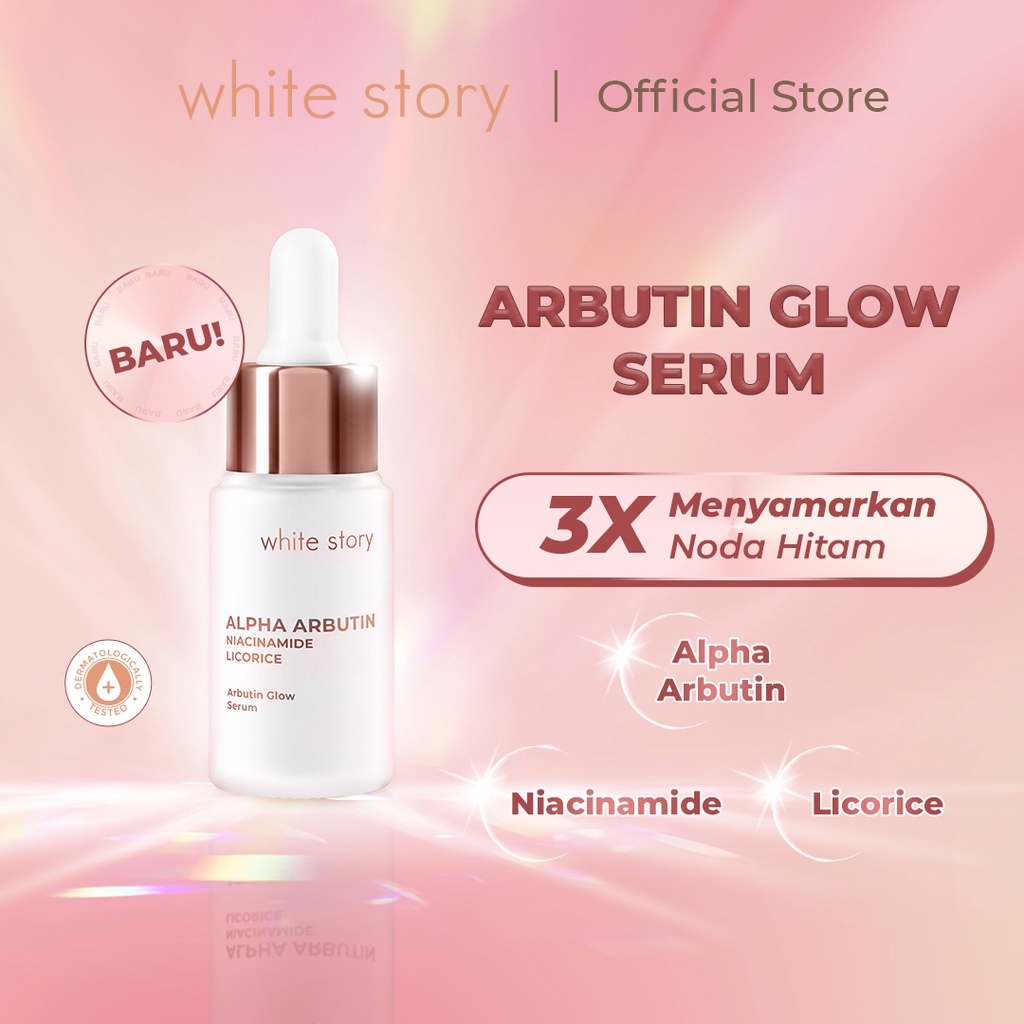White story arbutin glow serum 20ml