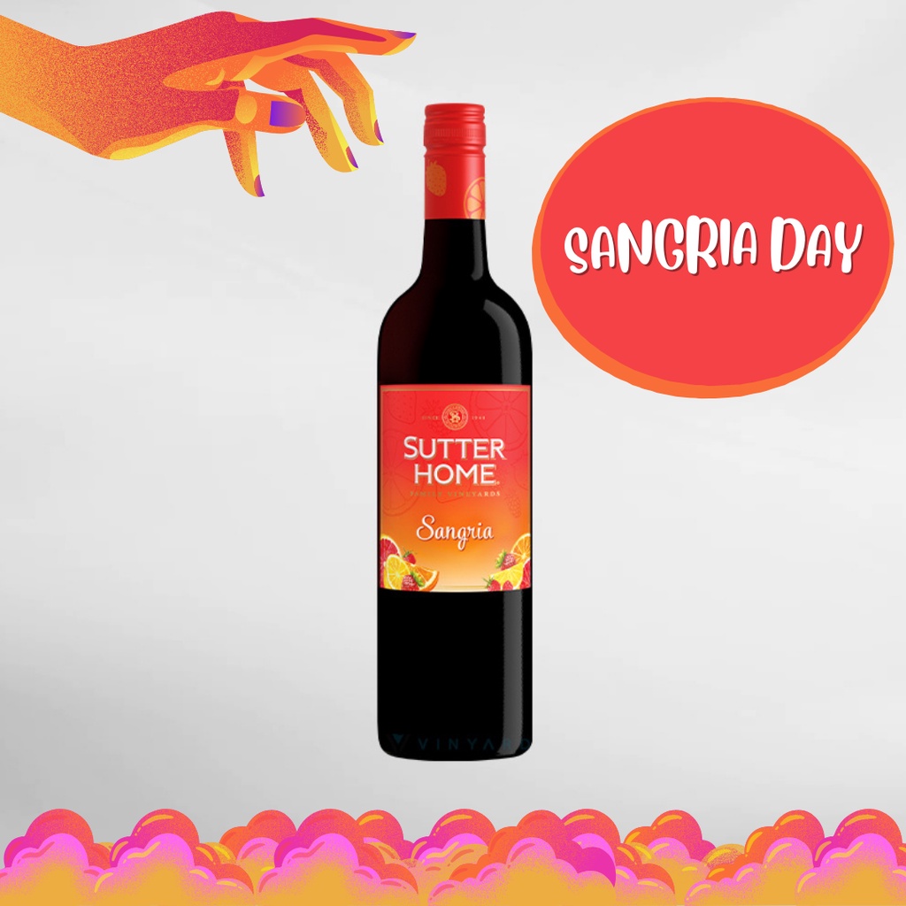 Sutter Home Sangria Red 750 Ml ( Original &amp; Resmi By Vinyard )