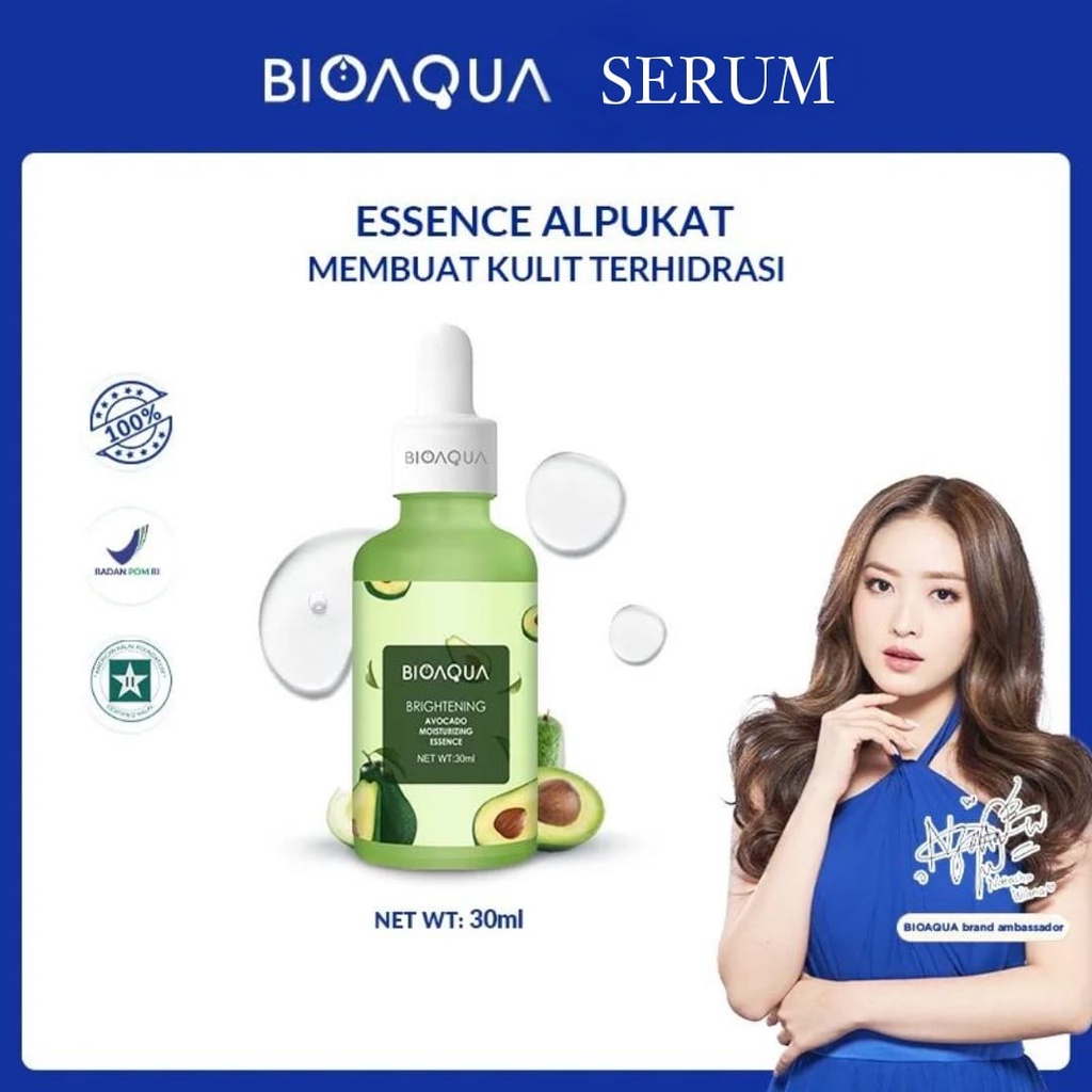 [ BPOM ] BIOAQUA BRIGHTENING Avocado Moisturizing ESSENCE 30ml serum