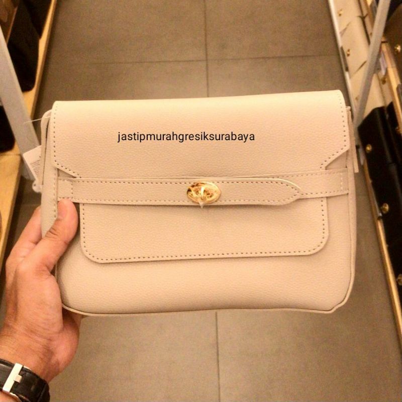 TWIST LOCK SERIES CROSSBODY BAG MINISO TAS MINISO SLING BAG MINISO