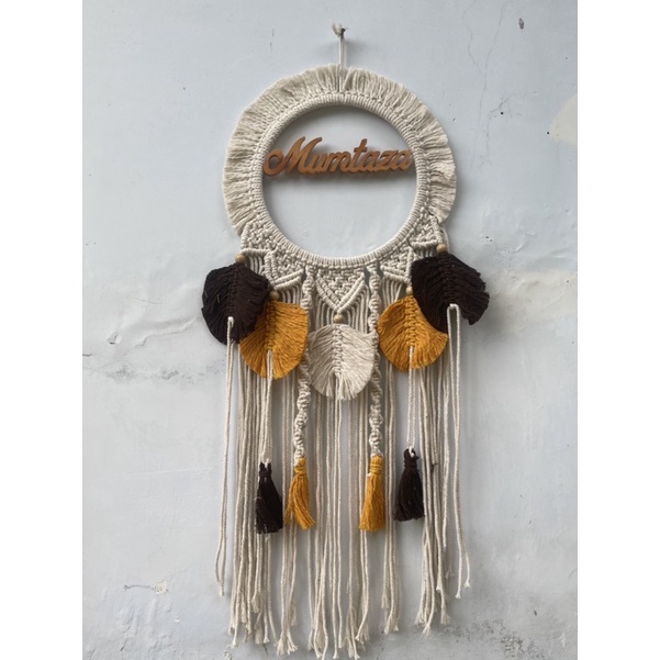 (READY STOK) Macrame wall hanging/ hiasan dinding/ dekorasi rumah/ hiasan nama