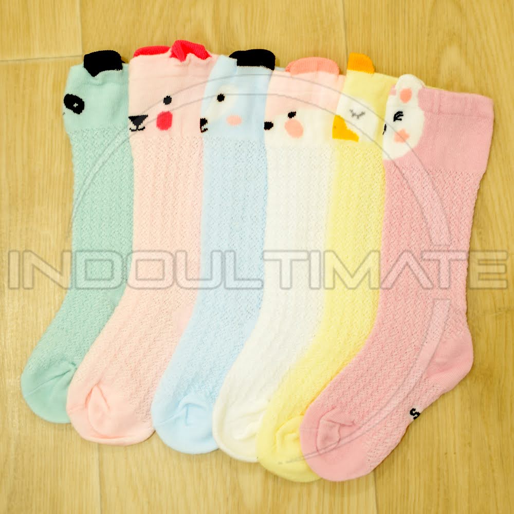 1 Pasang Kaos Kaki Bayi PREMIUM KKA-01 Kaos Kaki Anak Motif Random Kaki Bayi Baru lahir Newborn Kaos Kaki Bayi Laki Laki Kaos Kaki Bayi Perempuan Foot Cover Baby Socks Alas kaki Pelindung kaki Sarung Kaki