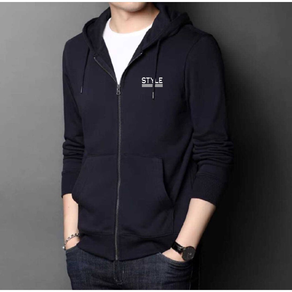 KIYOREN JAKET SWEATER HOODIE ZIPPER RESLETING UNISEX PRIA DAN WANITA DEWASA