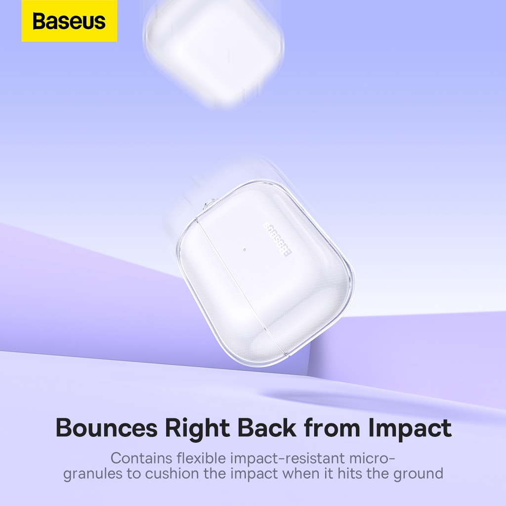 Baseus Casing Airpods Pro/Pro 2/Airpods 3 Case Ultra-thin Bening