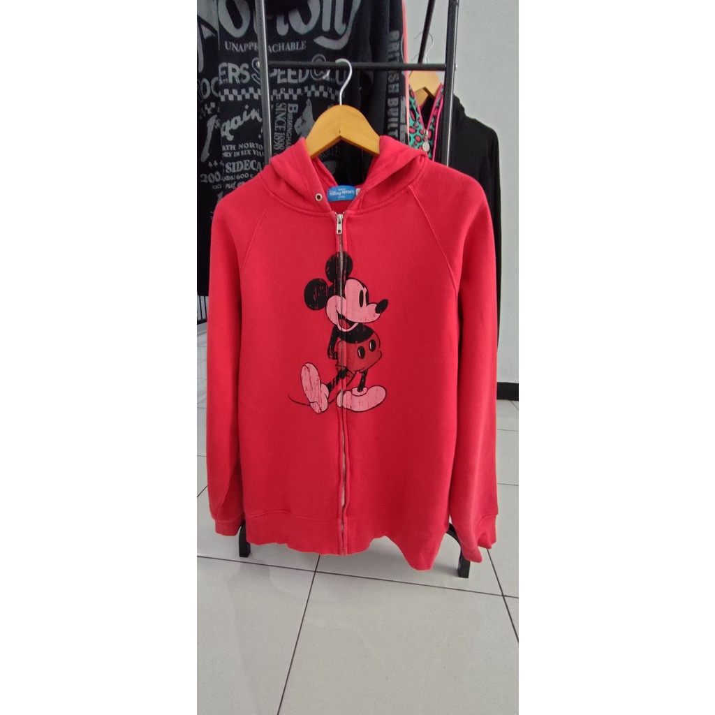 Hoodie Mickey Mouse Disney Resort Merah