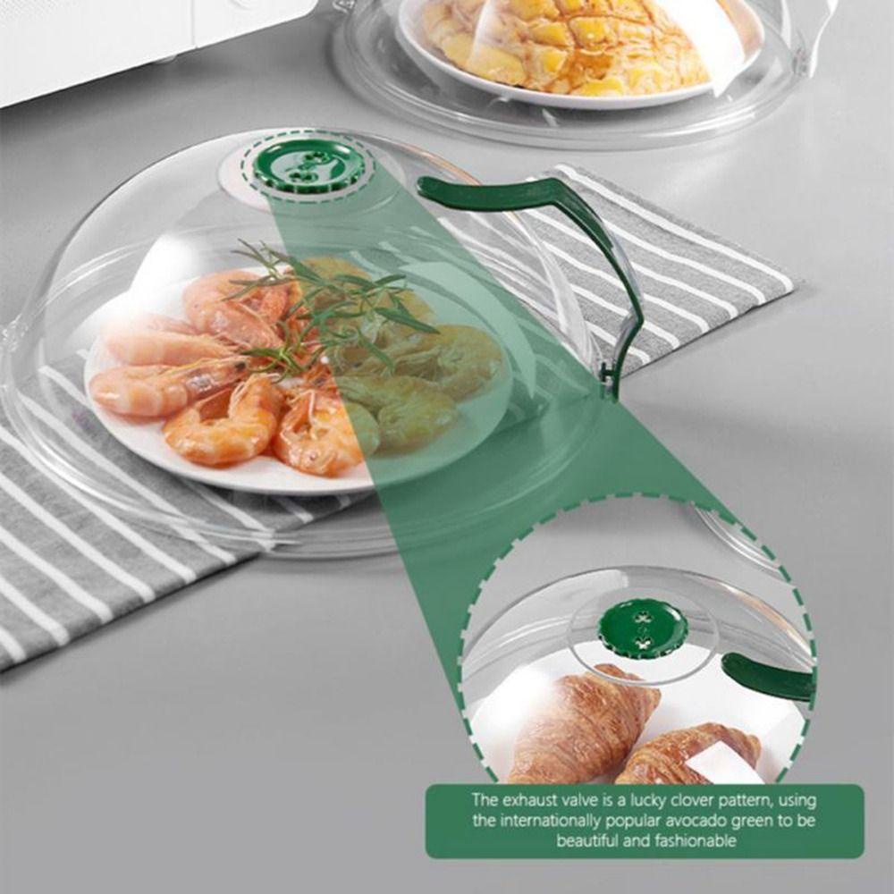 [Elegan] Penutup Makanan Mudah Digunakan Isolasi Tahan Debu Rofessional Dengan Lubang Kukus Tahan Suhu Tinggi Microwave Splash Cover