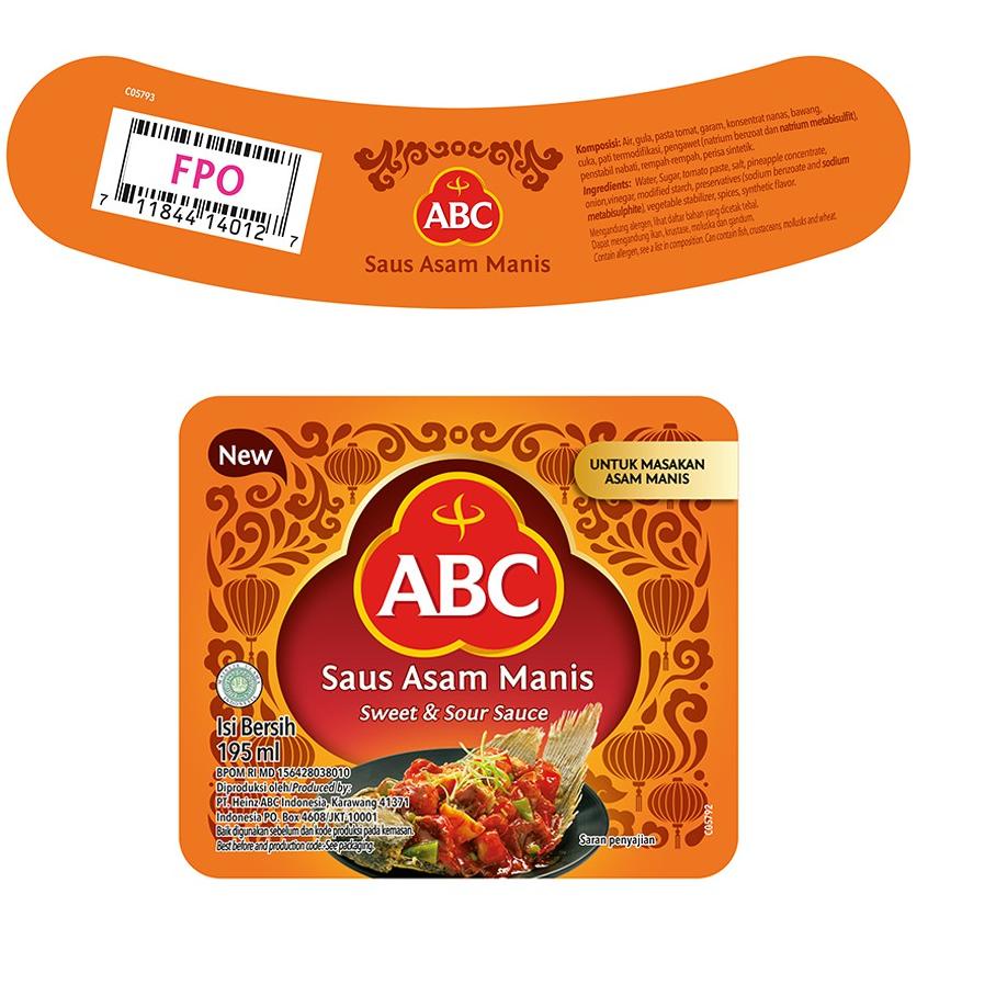 

[PRODUK LN99D] ABC Saus Asam Manis 195 mL IHH