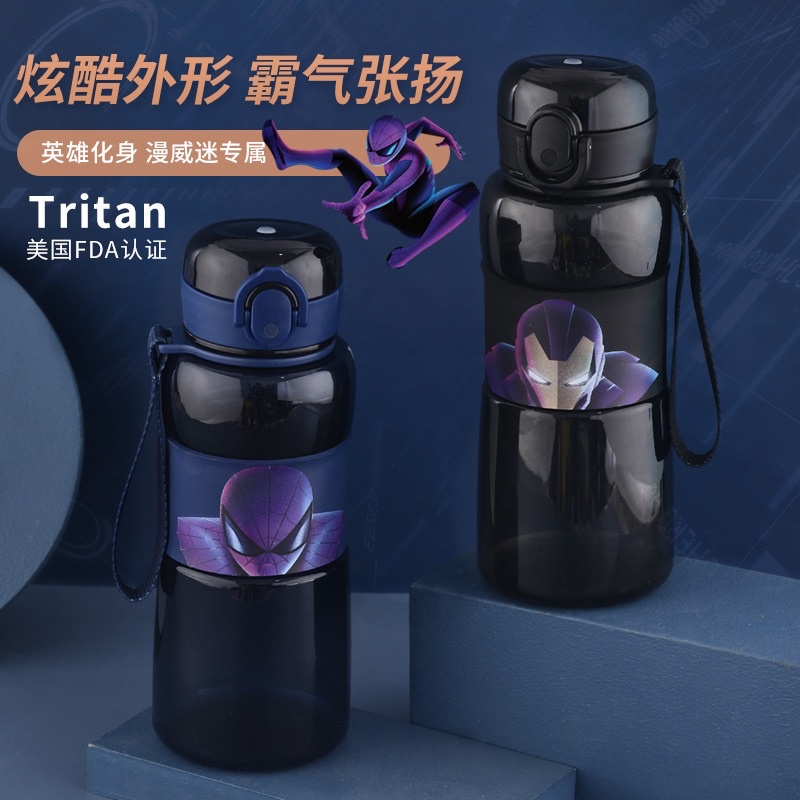 Botol Teguk Anak Super Hero / Botol Tritan BPA Free Spiderman / Botol Minum Anak