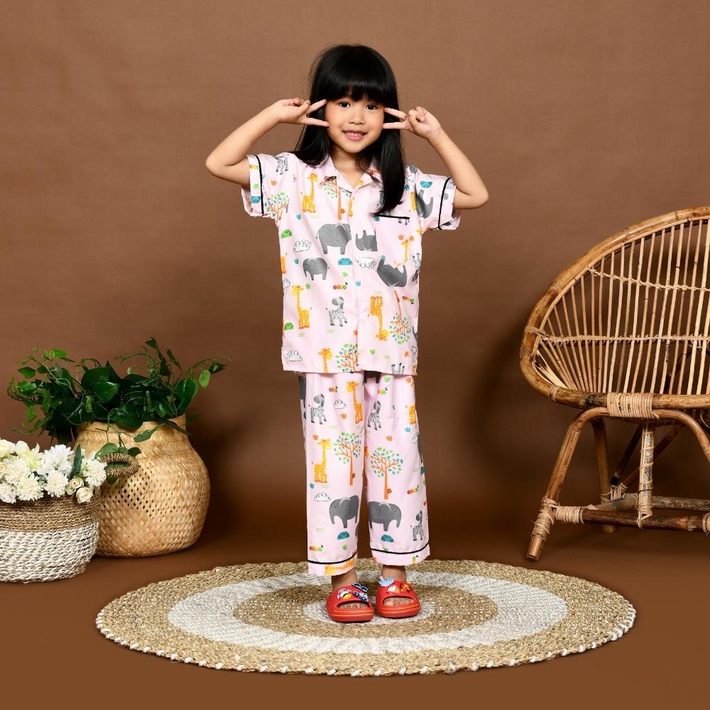 Monalisa Piyama Anak 4 - 6 Tahun ( Kids Size XL ) Motif Karakter / Piyama Anak Perempuan