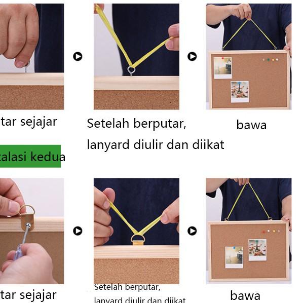 

Order lagi 8.8 Message board Background Boardsend sticker cork message board Decorative Board With Frame Cork Board GoGo Beli