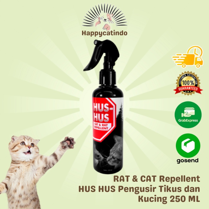 RAT CAT HUS HUS Repellent Pengusir Tikus dan Kucing 250 ML