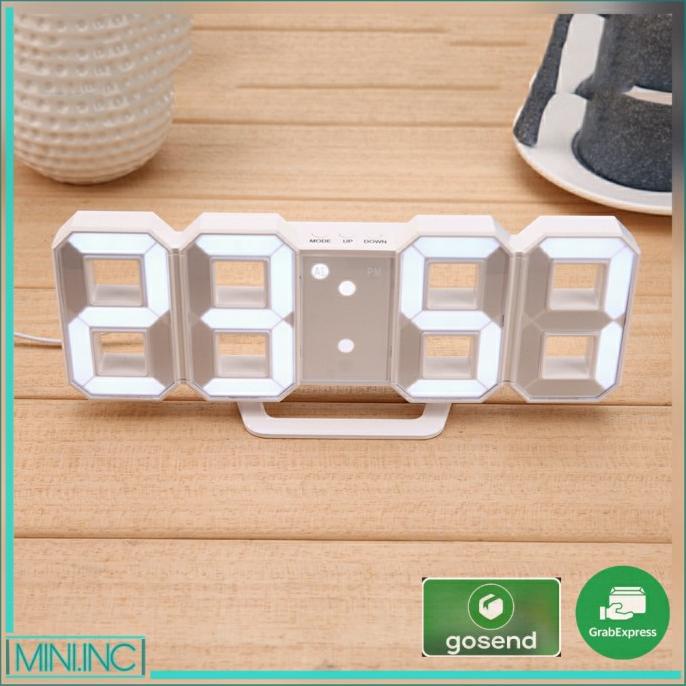 Jam Digital Minimalis Dekorasi Meja/Dinding