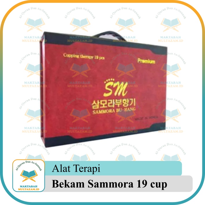 Alat Bekam Sammora Isi 19 Cup Original | Bekam Korea Sammora Merah Alat Bekam Sammora Premium