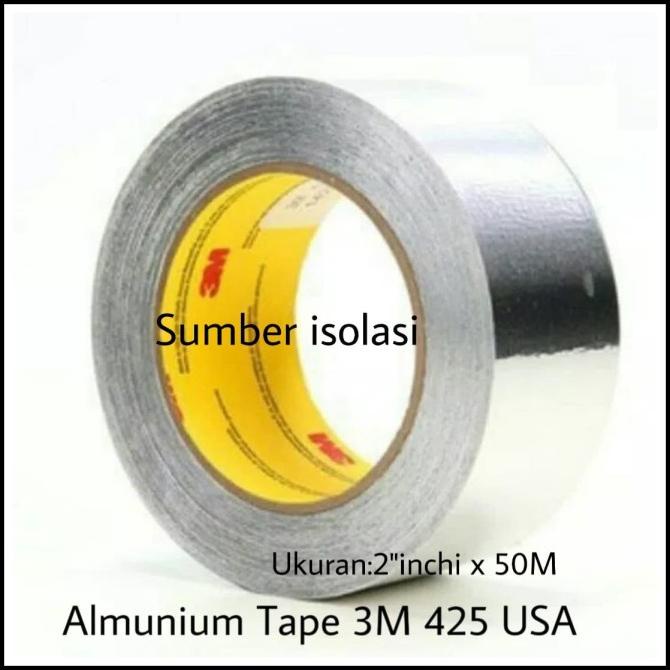 

3M 425 Almunium Tape 3M Ukuran 48MM X 50.M Lakban 425 3M Almunium Tape