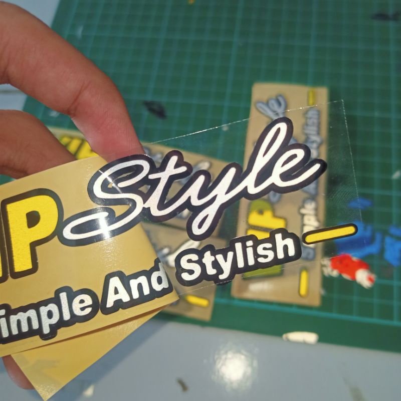 Stiker/Stiker Cutting VIP Style