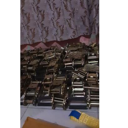 Dijamin Ori rachet tie down / kepala tali krek / besi trek belt / treker / kotrek / lashing
