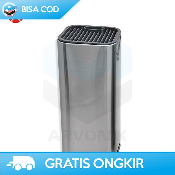 WADAH TEMPAT PENYIMPANAN PISAU ORGANIZER DAPUR STAINLESS STEEL SUS430