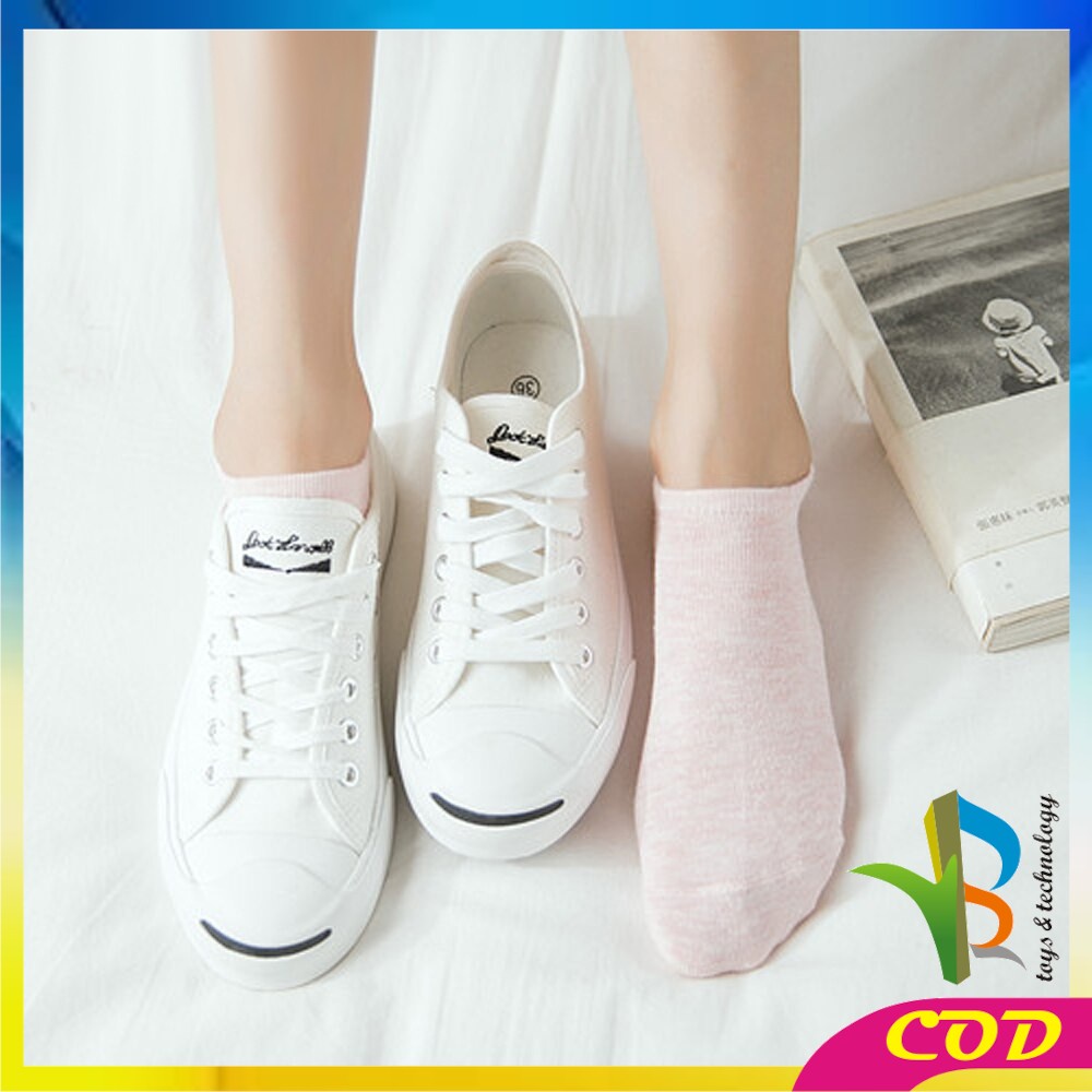 RB-P52 Kaos Kaki Pendek Dewasa Motif Polos / Short Socks Kaos Kaki Semata Kaki / Kaos Kaki Ankle