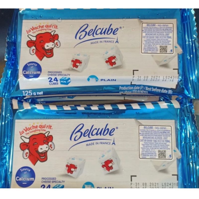 

belcube keju bayi Mpasi 125 gram ( 24 cubes)/ expired 17 maret 2025