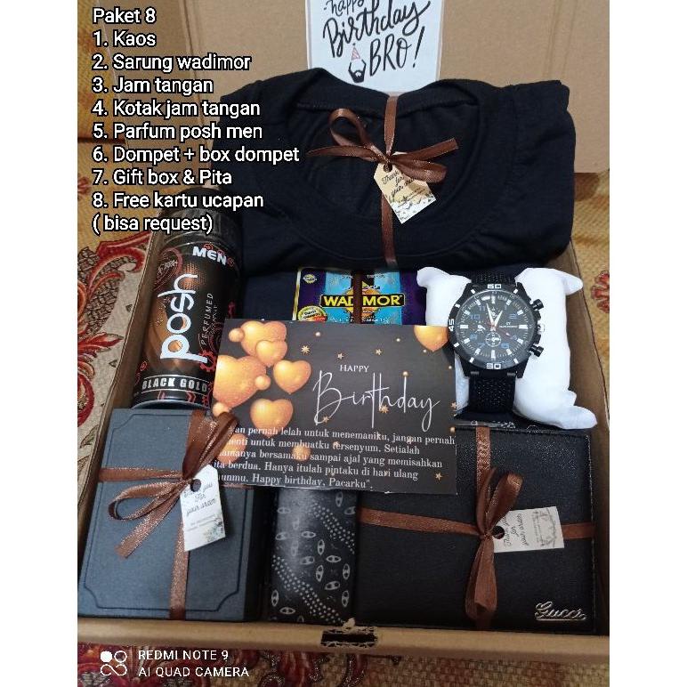

[BAYAR DITEMPAT] Hampers Cowo kekinian/ Kado ulang tahun cowo/ Kado sempro/ anniversary/