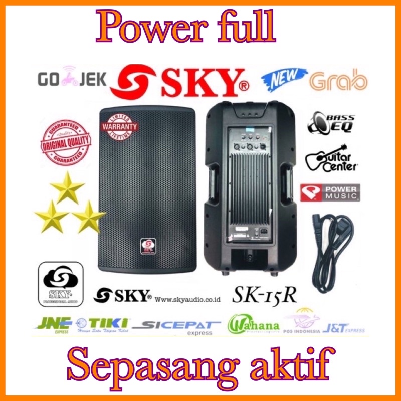 speaker Aktif Sky audio Sk15R 15inch Original