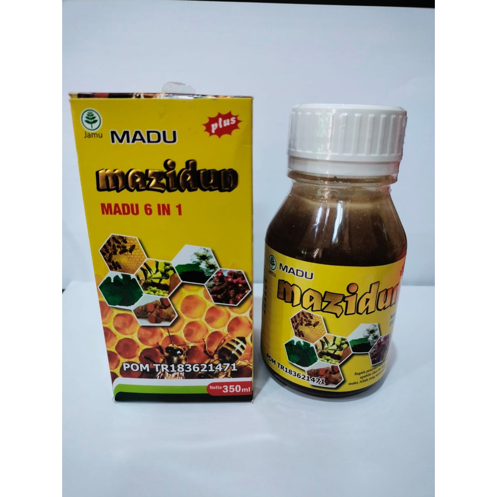 

MADU MAZIDUN PLUS 6 IN 1 || 350 GRAM 100% DARI BAHAN ALAMI SUDAH BPOM