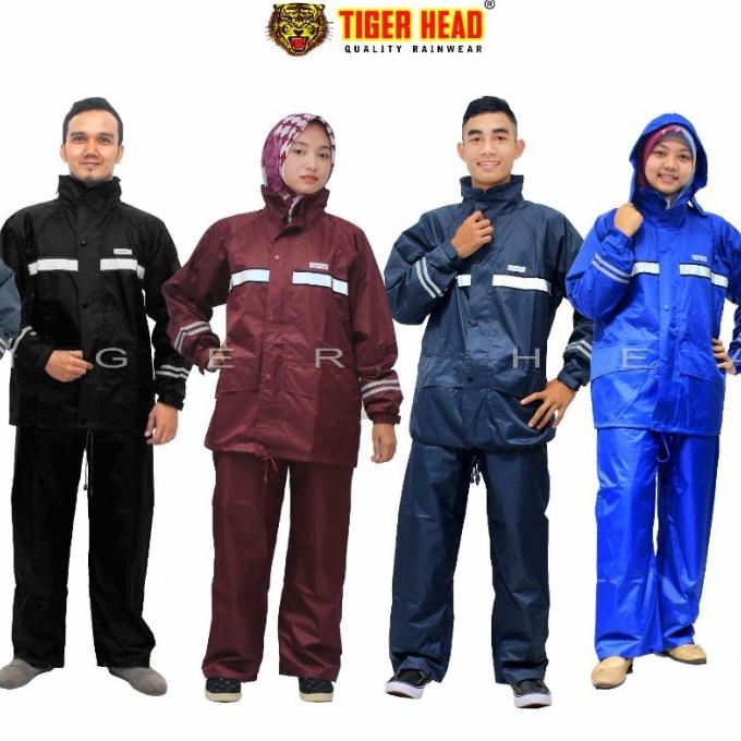 jas hujan setelan Tiger Head metro - 68300