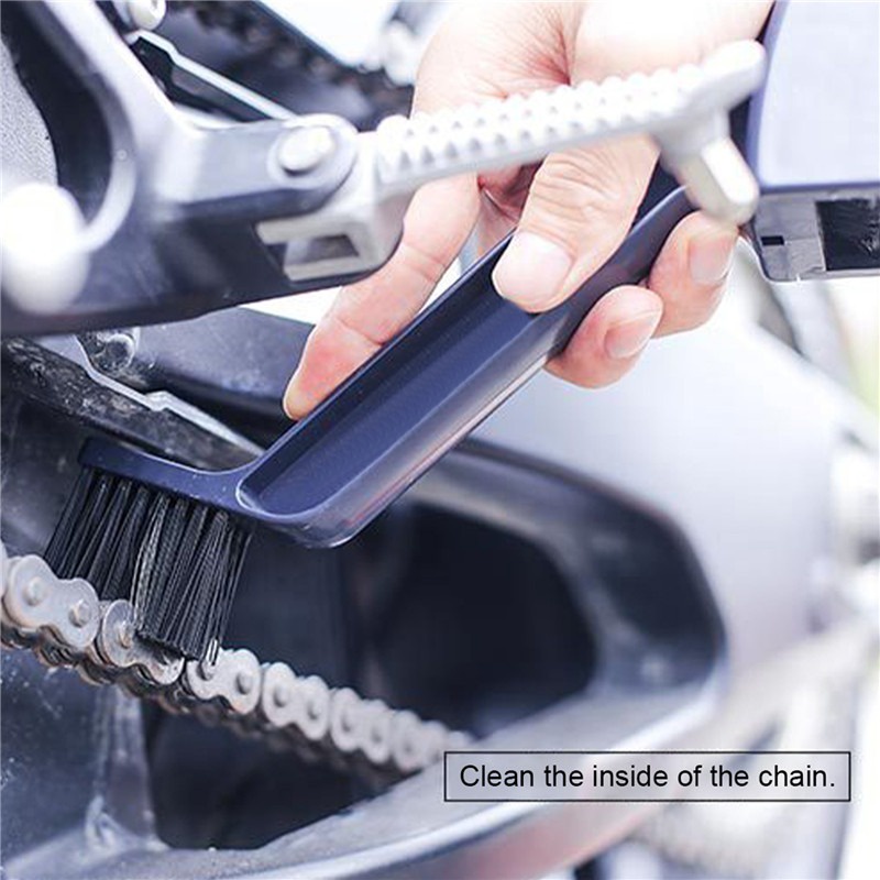 Bike Chain Cleaner Sikat Pembersih Rantai Motor Sepeda Dual Head Cycling Cleaning