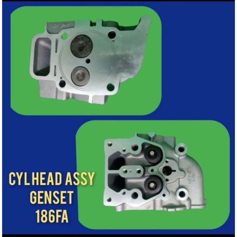 cyl head Assy genset silent 5.000 Watt solar kipor KDE 6700