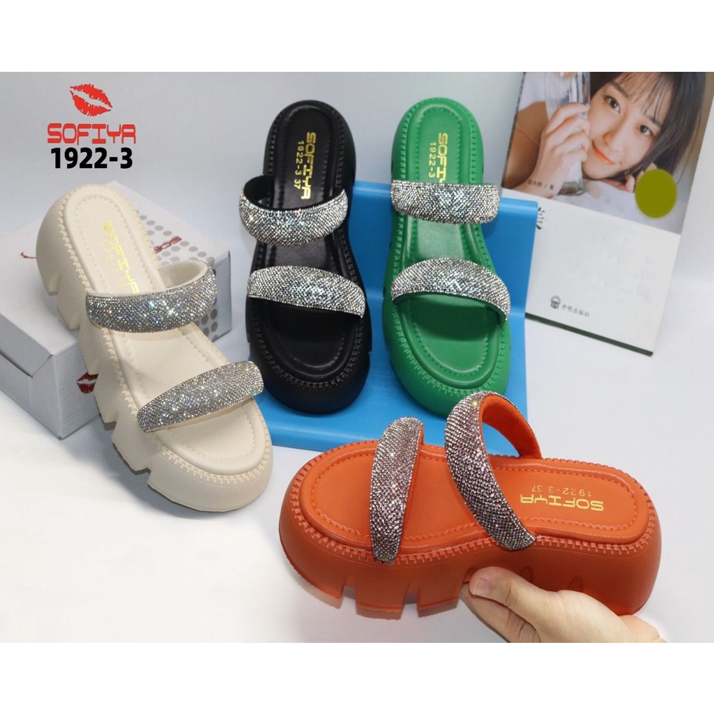 SANDAL BAN DUA GLITTER PREMIUM SUPER IMPORT