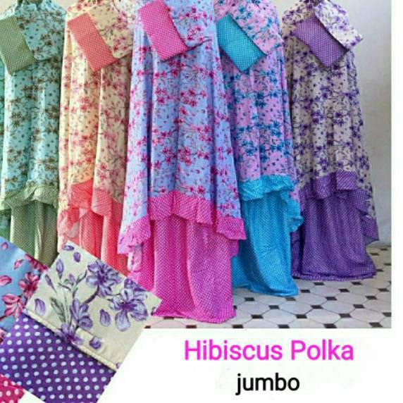 Baru - Mukena HIBISCUS POLKA Jumbo 옷
