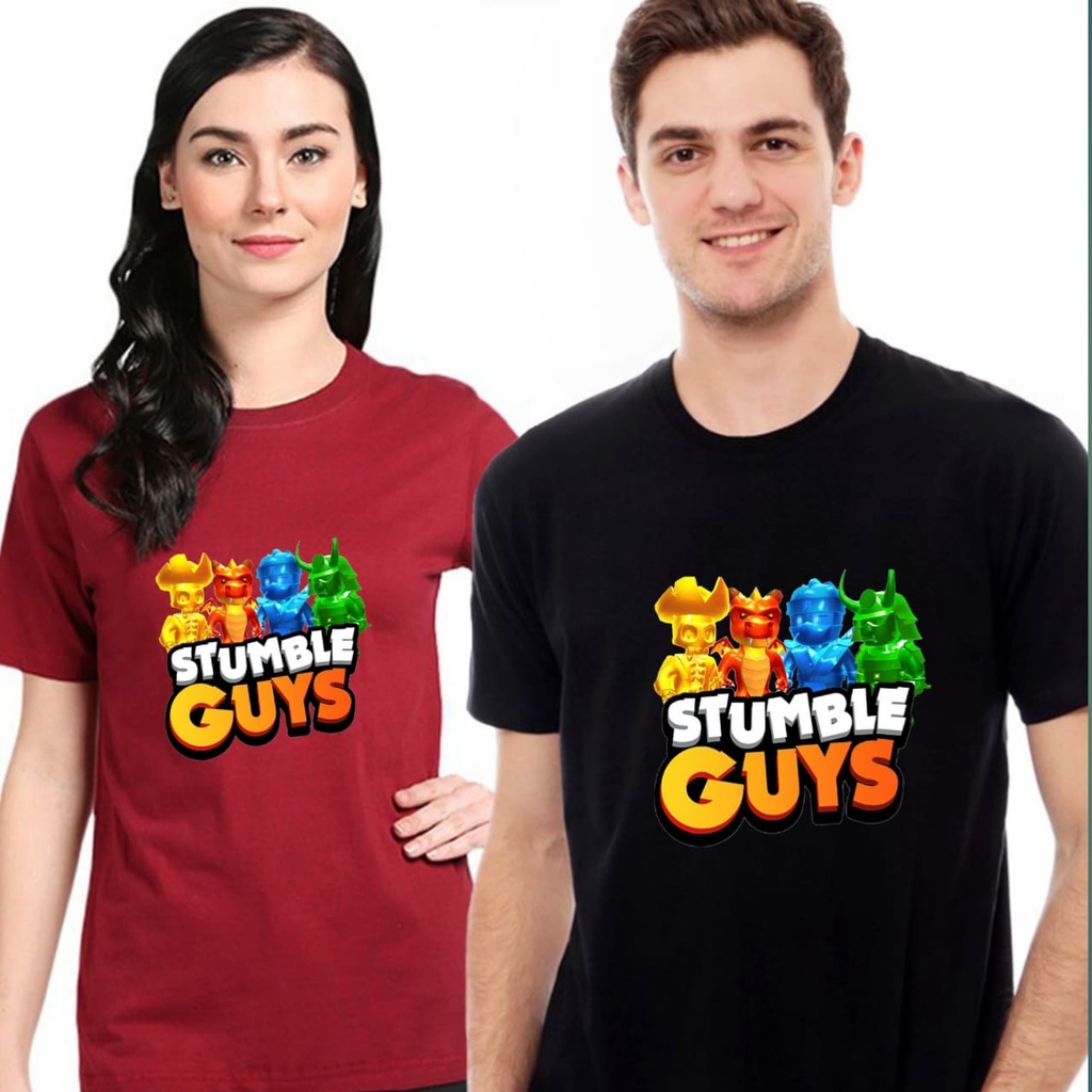 Kaos Dewasa Unisex Stumble Guys Spesial