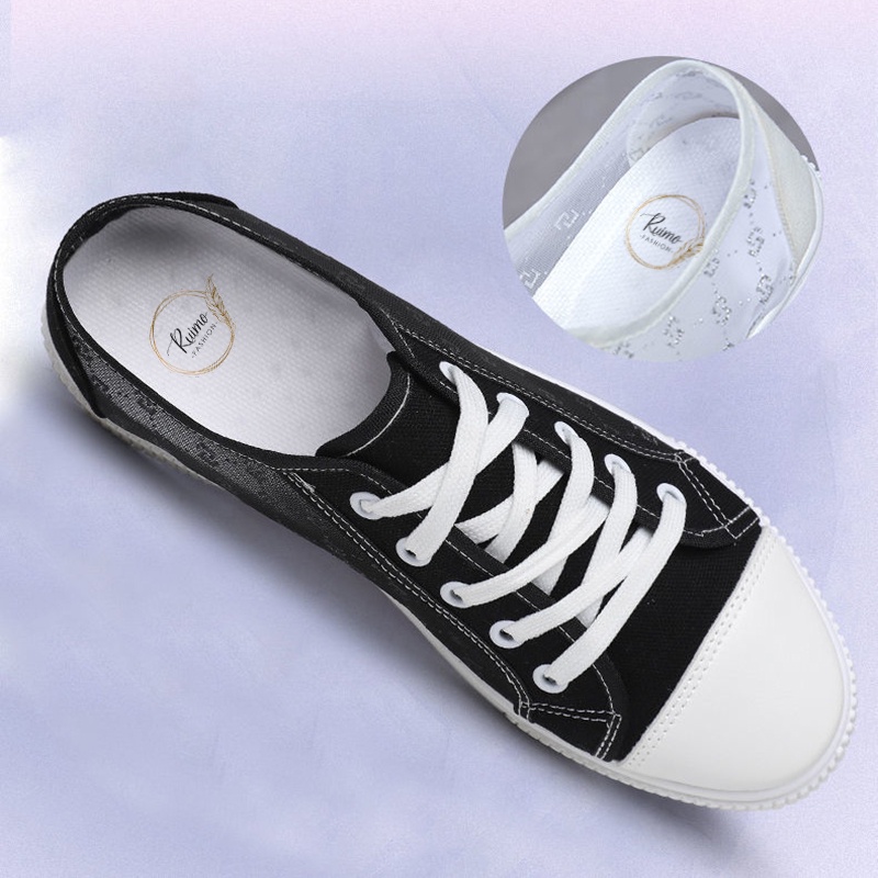 Sepatu Sneakers Wanita Fashion Slip On murah Original Import 219