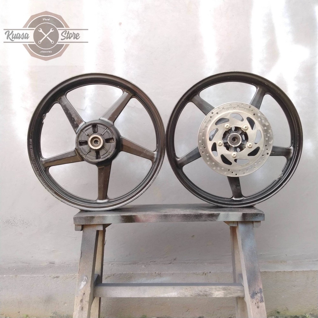 VELG RACING STANDAR VIXION OLD ORIGINAL BEKAS PELEK VELG RACING TROMOL VIXION LAMA SEKEN ORIGINAL