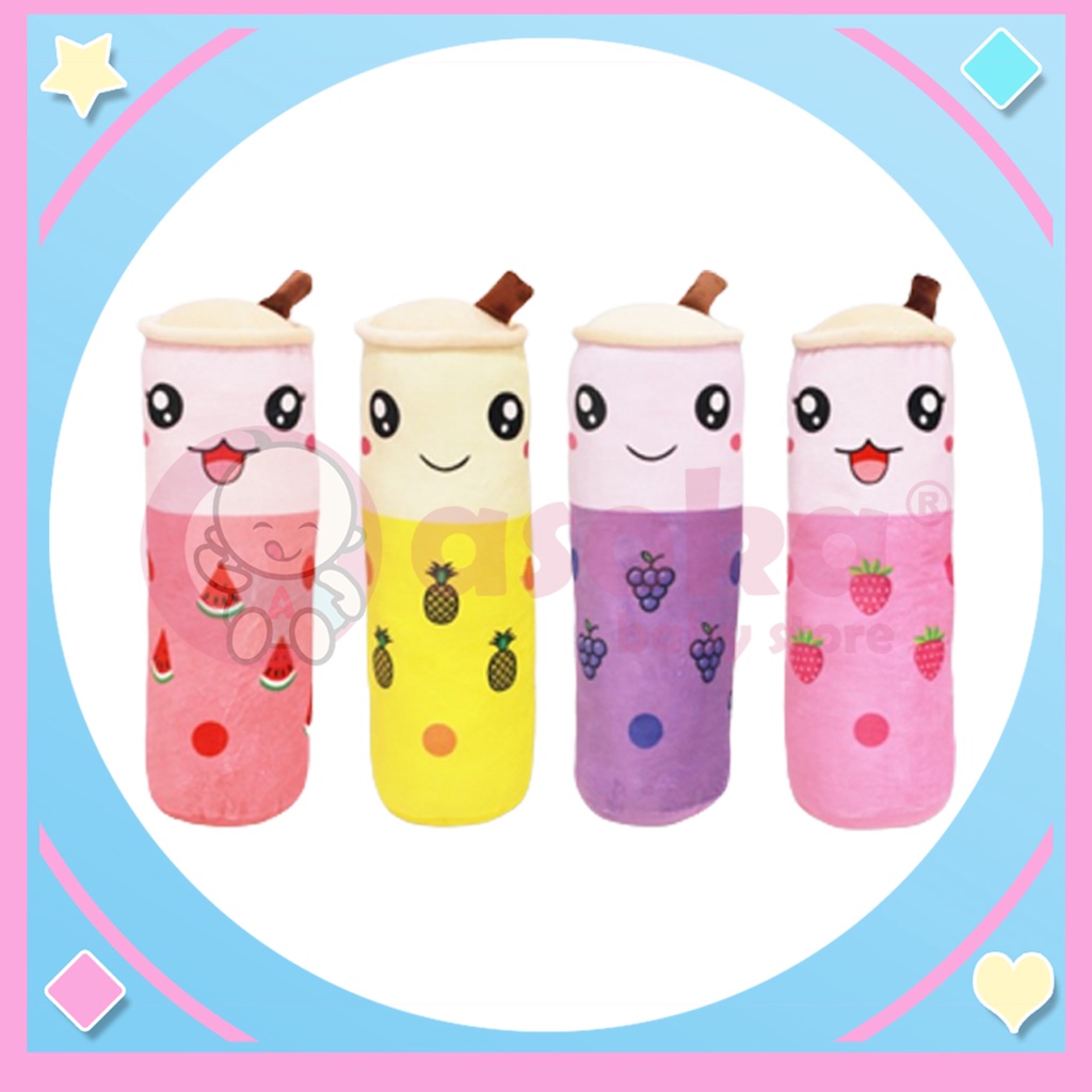 Boneka Guling Boba Fruit UK 18H ASOKA