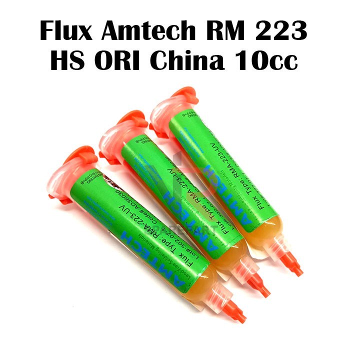AMTECH Flux Pasta Solder RMA 223 UV ORI RRT Isi 10cc