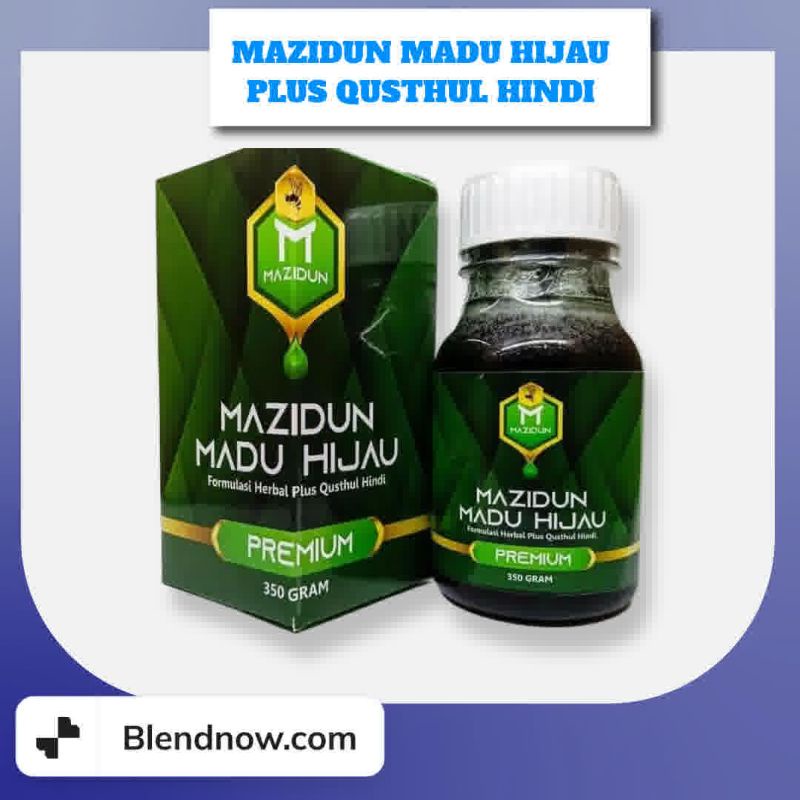 

Mazidun Madu Hijau plus Qusthul Hindi Premium 350 gram
