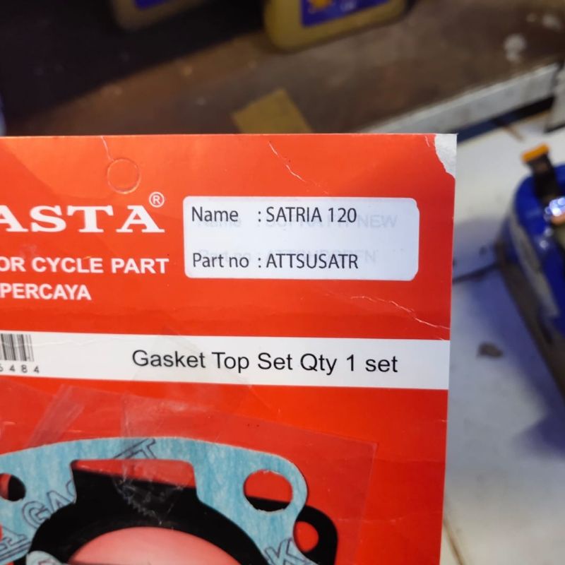 Paking perpak topset top set satria 120 2 tak asta