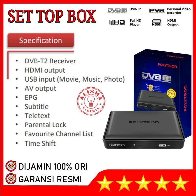 stb polytron pdv 620t2 garansi resmi polytron