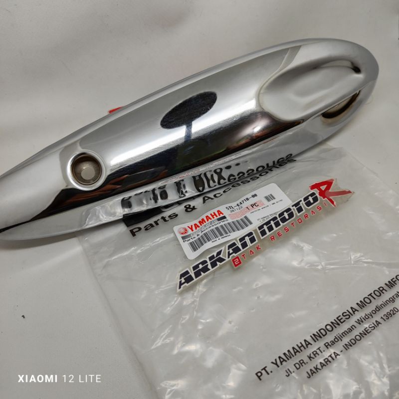 PROTECTOR TAMENG PELINDUNG KNALPOT MIO LAMA SPORTY ORIGINAL ORI YAMAHA