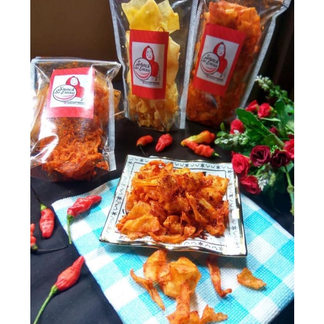 

KRIPIK SINGKONG RANGU PEDAS 100 GRAM / KERIPIK SINGKONG PEDAS