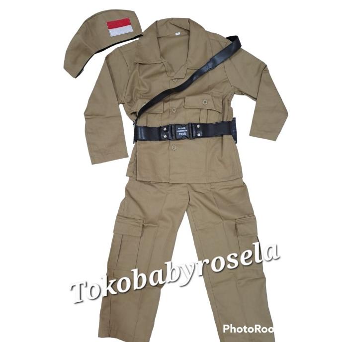Baju Karnaval Pahlawan Nasional anak laki laki/Kostum Bung Tomo