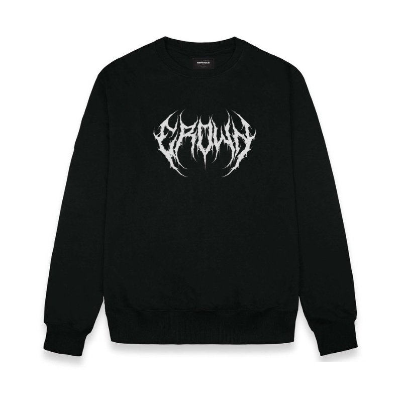 Sweater Basic Musik Metal || METAL Rutches Sweater Crewneck || Pria &amp; Wanita Sz M - L - XL