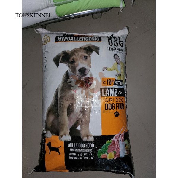 ORI DOG LAMB 20Kg HYPO ALLERGENIC ANTI ALERGI MAKANAN PAKAN KERING ANJING DEWASA 20 Kg Oridog