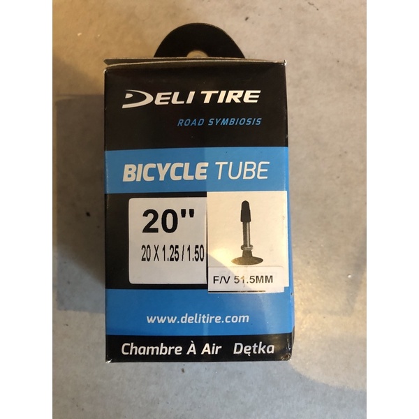 Ban Dalam sepeda Deli Tire 20 X 1.25/1.50 FV Presta Ban dalam sepeda