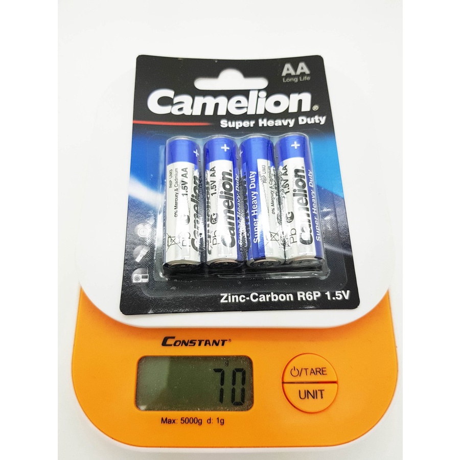Baterai Heavy Duty Camelion A2 AA isi 4 pcs 1.5V Battery Batre Batere biru