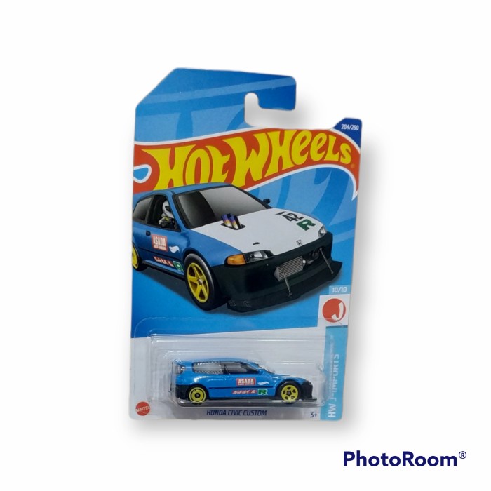 hotwheels honda civic eg custom version