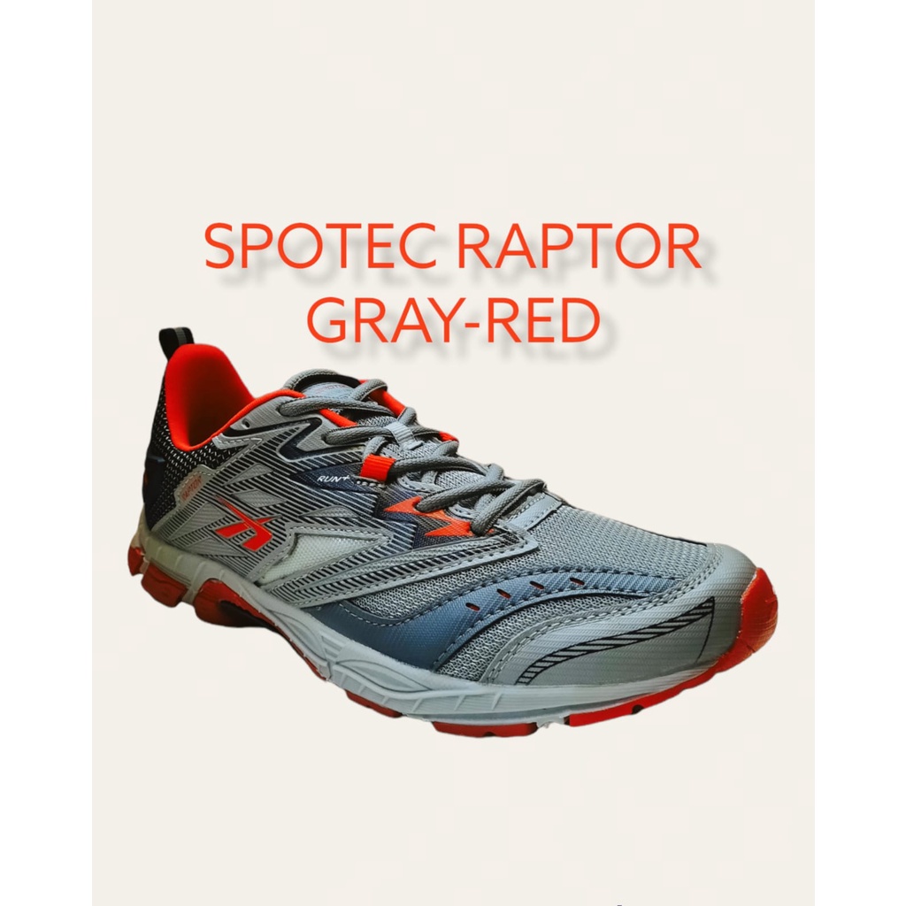 sepatu lari running pria spotec raptor original new model 2022