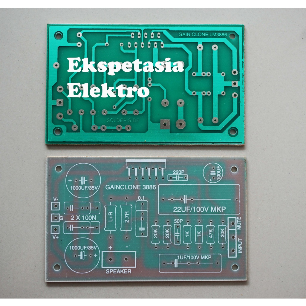 PCB GAINCOLONE LM 3886 Fiber